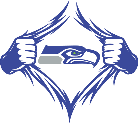 Hands Ripping Showing Seattle Seahawks logo Free SVG File for Members – football clipart