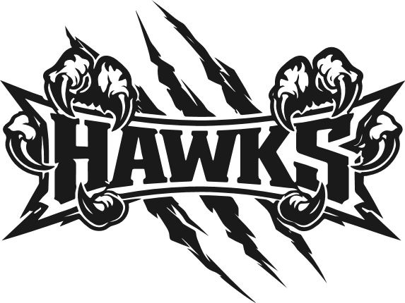 Hawks logo Free SVG File for Members – football team mascot tshirt design