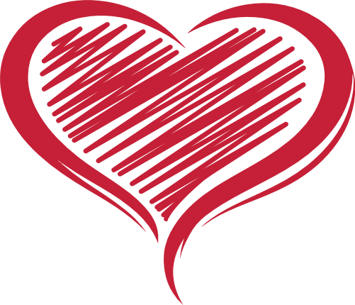 Red hand drawn heart Free SVG File for Members – Valentine’s Scribbled heart clipart