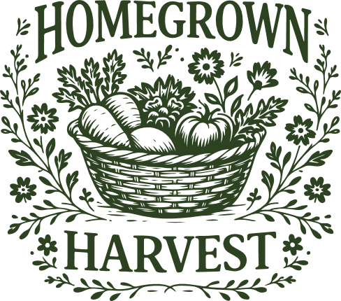 Homegrown Harvest Free SVG File for Members – Farmhouse wall sign