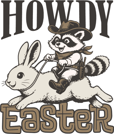 Howdy Easter Free SVG File for Members – Western Easter tshirt design