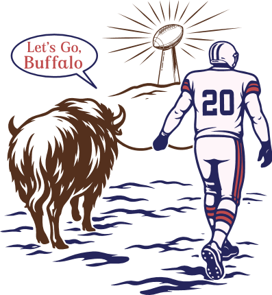 Let’s Go Buffalo Free SVG File for Members – Funny Personalized football design