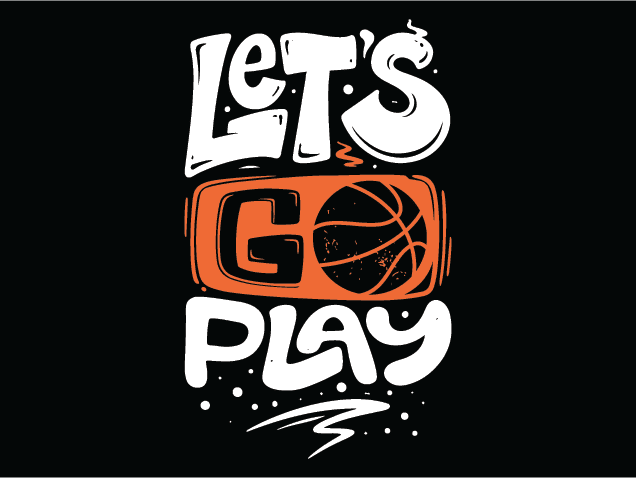 Let’s Go Play Free SVG File for Members – basketball hoodie design
