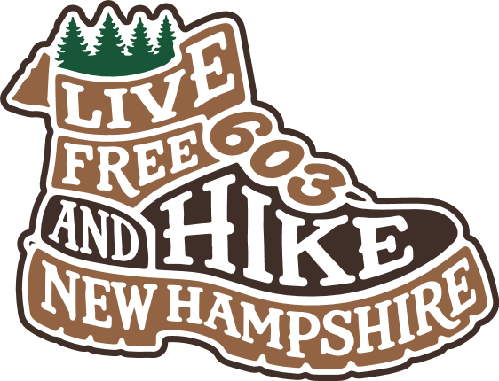 Hiking Boot with Live Free 603 And Hike New Hampshire quote - Free SVG File for Members
