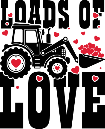Loads Of Love Free SVG File for Members – Valentine’s day quote