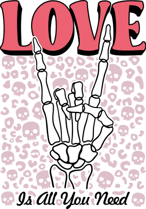 Love Is All You Need Free SVG File for Members – Valentine’s day love quote