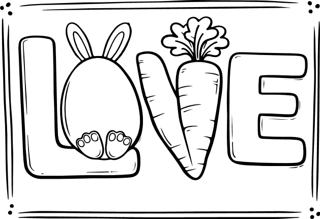 Love sign Free SVG File – easter tshirt design