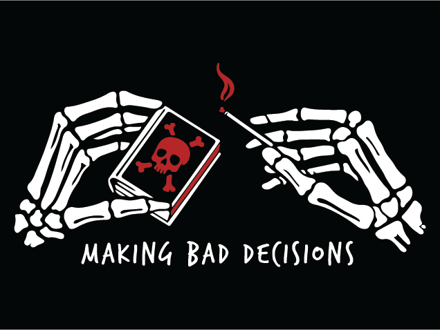 Making Bad Decisions Free SVG File for Members – Funny Hoodie design