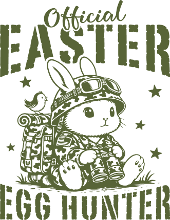 Official Easter Egg Hunter Free SVG File for Members – Easter tshirt design