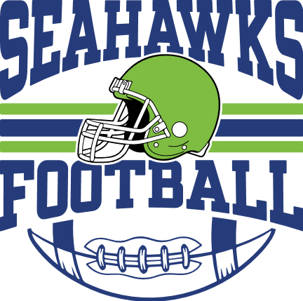 Seahawks Football Free SVG File for Members – American football team mascot tshirt design