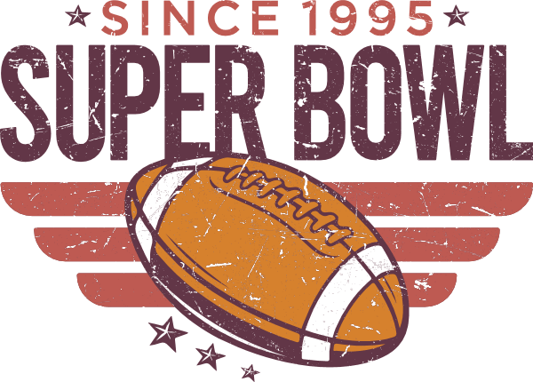 Super Bowl Free SVG File for Members – American football tshirt design