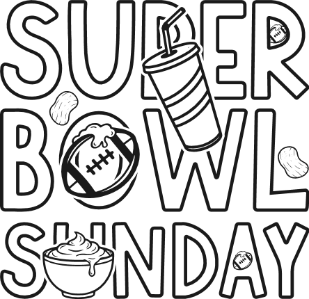 Super Bowl Sunday Free SVG File for Members – football tshirt design