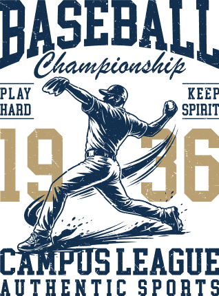 Baseball Championship Free SVG File for Members – Baseball tshirt design