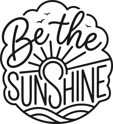 Be the Sunshine Free SVG File for Members – summer tshirt design
