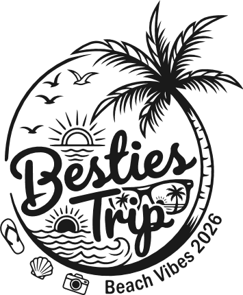 Besties Trip, Beach vibes 2026 Free SVG File for Members – vacay tshirt design