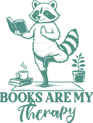 Books Are My Therapy Free SVG File for Members – books lover quote