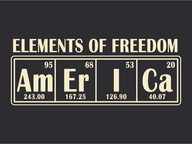 Elements Of Freedom, America Free SVG File for Members – 4th of july design