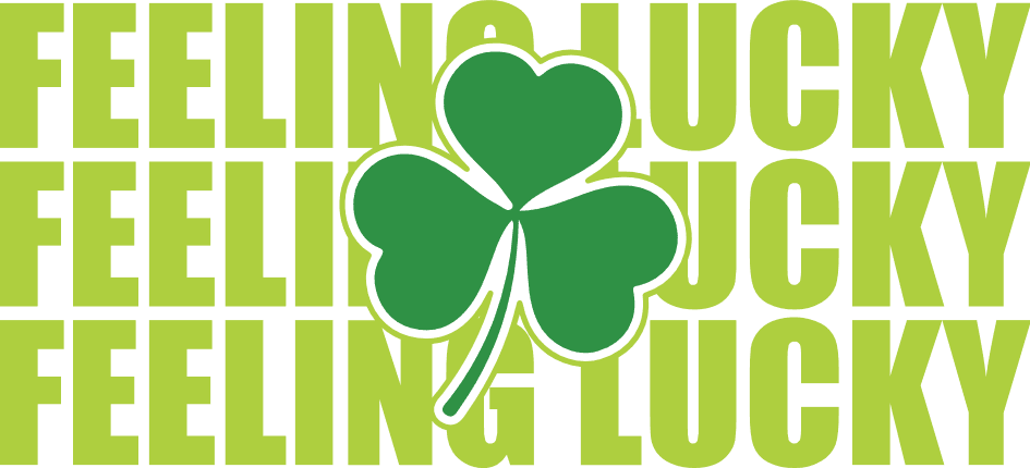 Feeling Lucky, echo text Free SVG File for Members – St. Patrick’s Day design