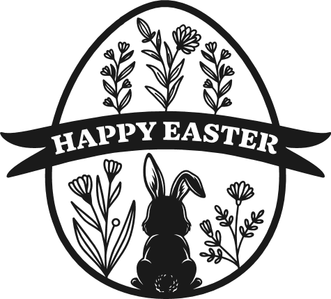 Happy Easter egg Free SVG File for Members – easter tshirt design
