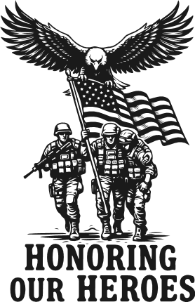 Honoring Our Heroes Free SVG File for Members – Patriotic, Memorial Design
