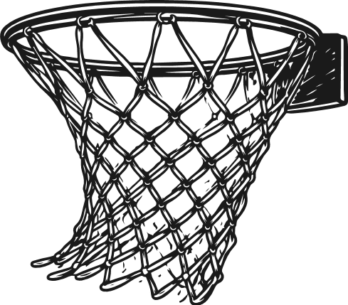 Basketball Hoop Free SVG File for Members – Basketball clipart