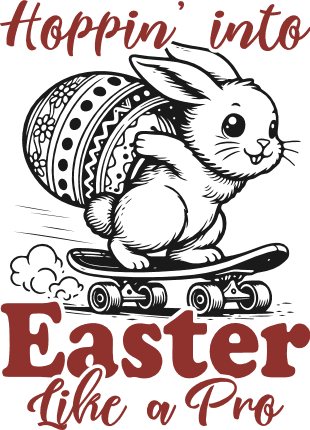 Hoppin' Into Easter Like a Pro Free SVG File for Members – funny easter quote
