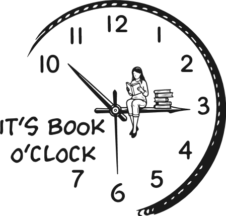 It’s Book O’Clock Free SVG File for Members – funny reading lover quote