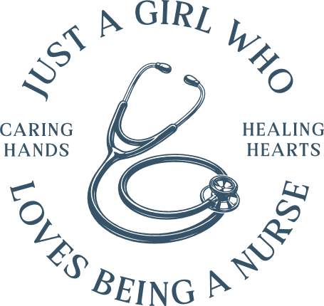 Just A Girl Who Loves Being A Nurse Free SVG File for Members – Nurse quote