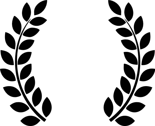 Minimal Leaf Wreath Free SVG File - Laurel Frame clipart