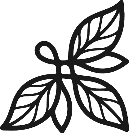 Minimal Botanical Leaves silhouette Free SVG File – Simple Leaf Branch Clipart