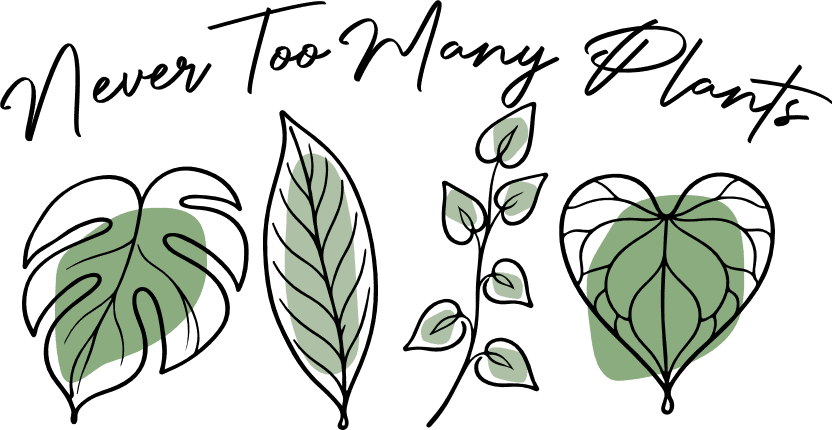 Never Too Many Plants Free SVG File for Members – funny plant lover quote
