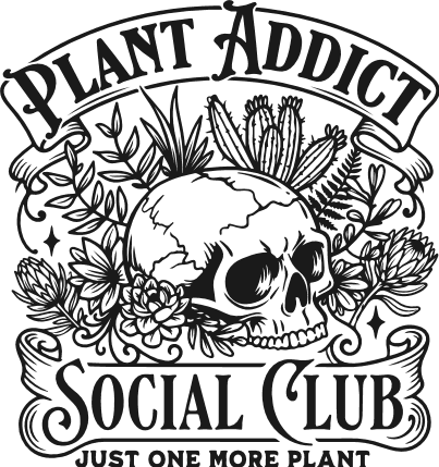 Plant Addict Social Club, Just One More Plant Free SVG File for Members – plants lover quote