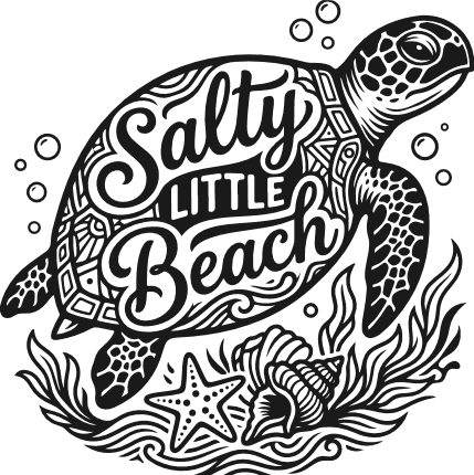 Salty Little Beach Free SVG File for Members – Summer vacay tshirt design