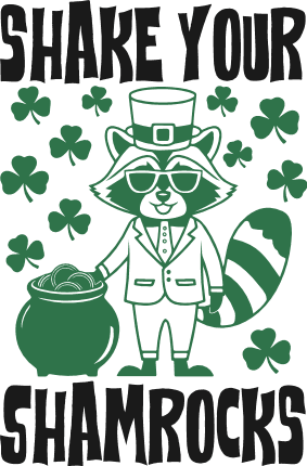 Shake Your Shamrocks Free SVG File for Members – Funny St. Patrick’s Day quote
