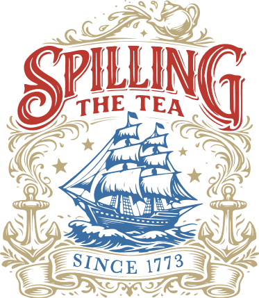 Spilling The Tea since 1773 Free SVG File for Members – Patriotic tshirt design