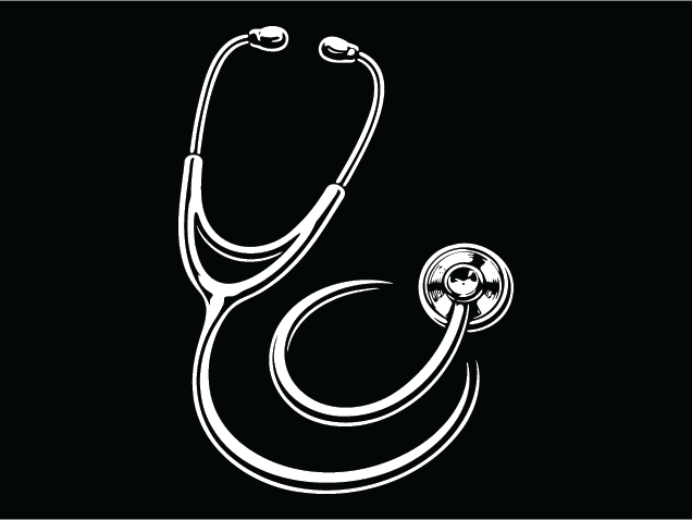 Stethoscope Free SVG File for Members – Medical Tool clipart image