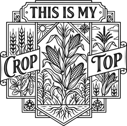 This Is My Crop Top Free SVG File for Members – Funny farming crop quote