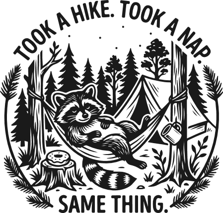 Took a Hike, Took a Nap, Same Thing Free SVG File for Members – Funny Hiking Quote