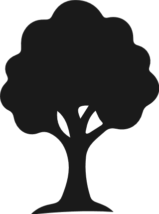 Forest Tree silhouette Free SVG File – Nature, Tree Clipart image