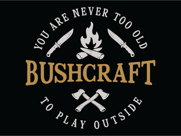 You Are Never Too Old Bushcraft To Play Outside Free SVG File for Members – funny camping quote