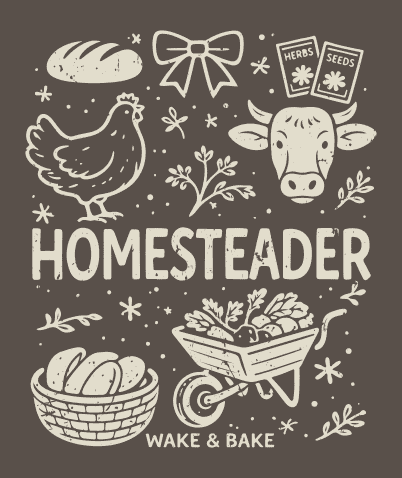 Homesteader, wake & bake Free SVG File for Members – farm life quote