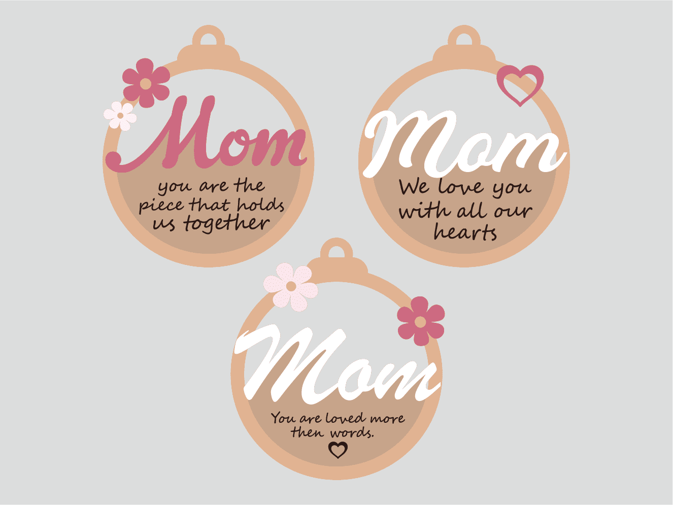 Mom you are the piece that holds us together Free SVG File Bundle for Members – mother's day