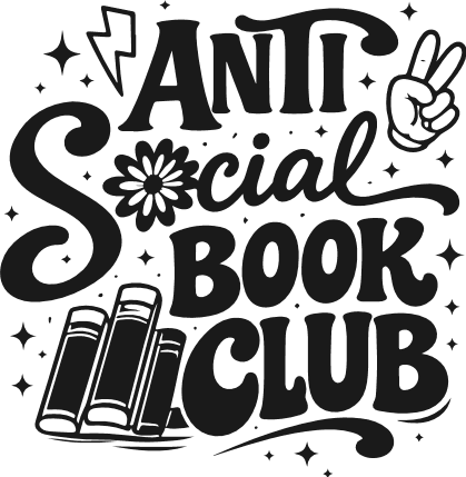 Anti Social Book Club Free SVG File for Members – books lover introvert quote