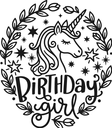 Birthday Girl SVG design for tshirt - Free SVG File for Members
