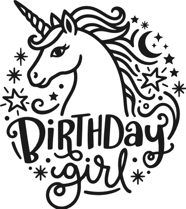 Birthday Girl Free SVG File for Members – birthday tshirt design