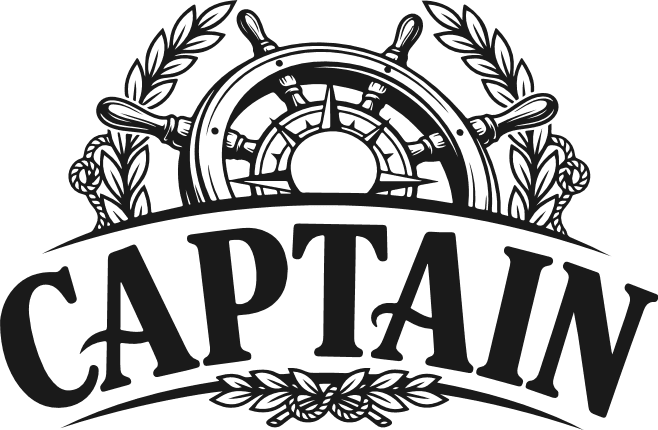 Captain, Nautical SVG design for tshirt - Free SVG File for Members
