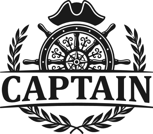 Captain sign Free SVG File for Members – ship captain tshirt design