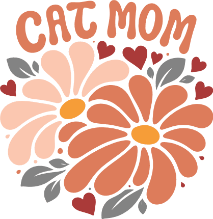 Cat Mom Free SVG File for Members – pet lover mom tshirt design