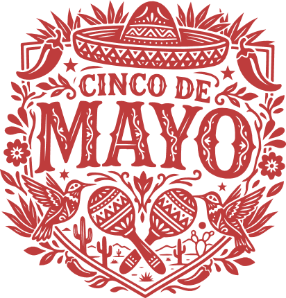 Cinco De Mayo Free SVG File for Members – Fiesta tshirt design