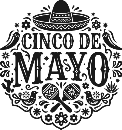 Cinco De Mayo Free SVG File for Members – Mexican Festival, tshirt design